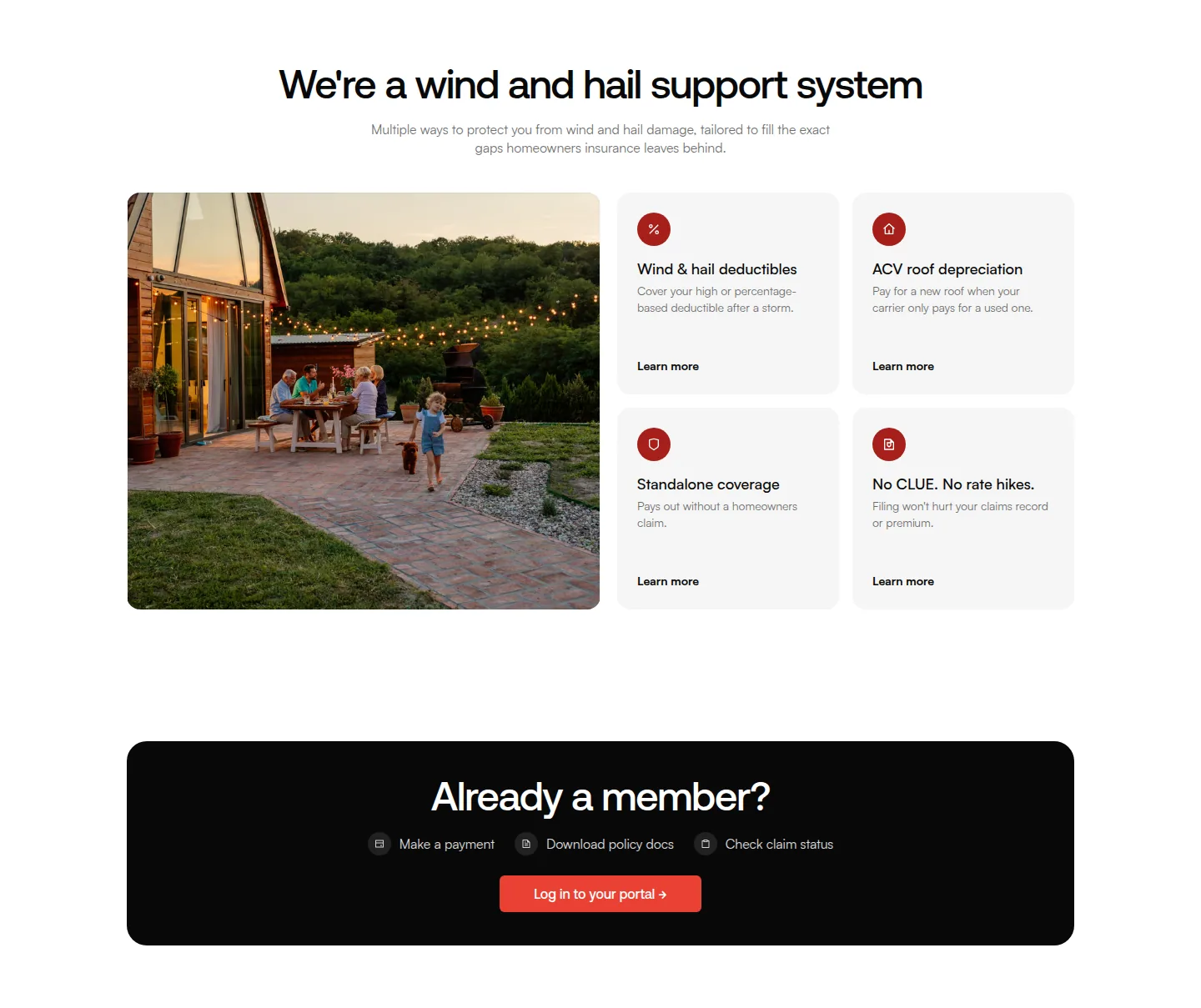 Sola wind and hail coverage options